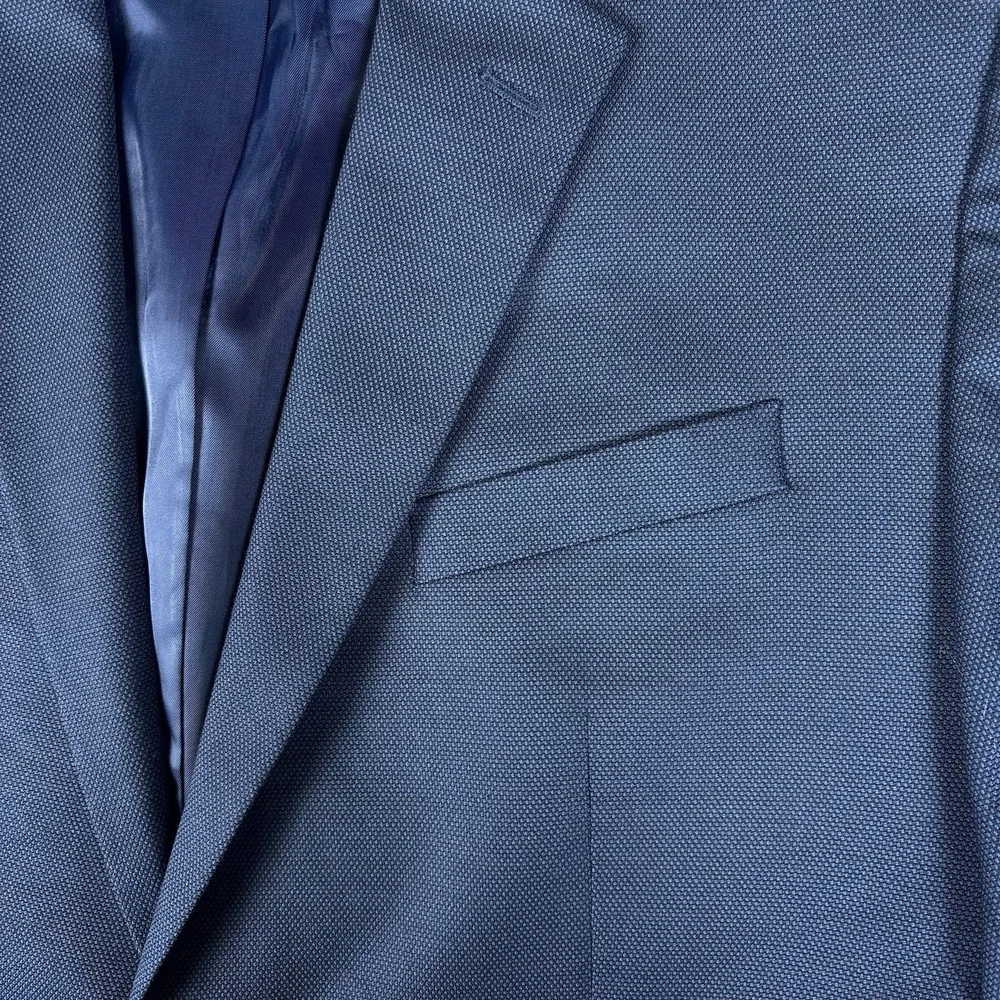 Banana Republic Factory Standard Fit Sport Coat Blazer Navy Blue 44R NWT